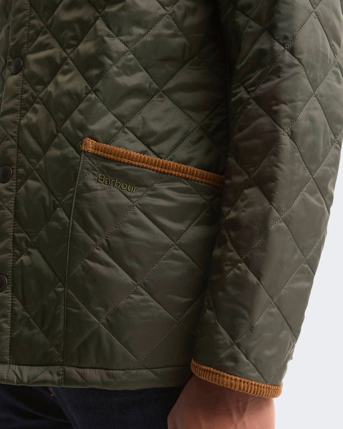 Barbour Heren Heritage Liddesdale gewatteerde Groen - Eleganza.nl