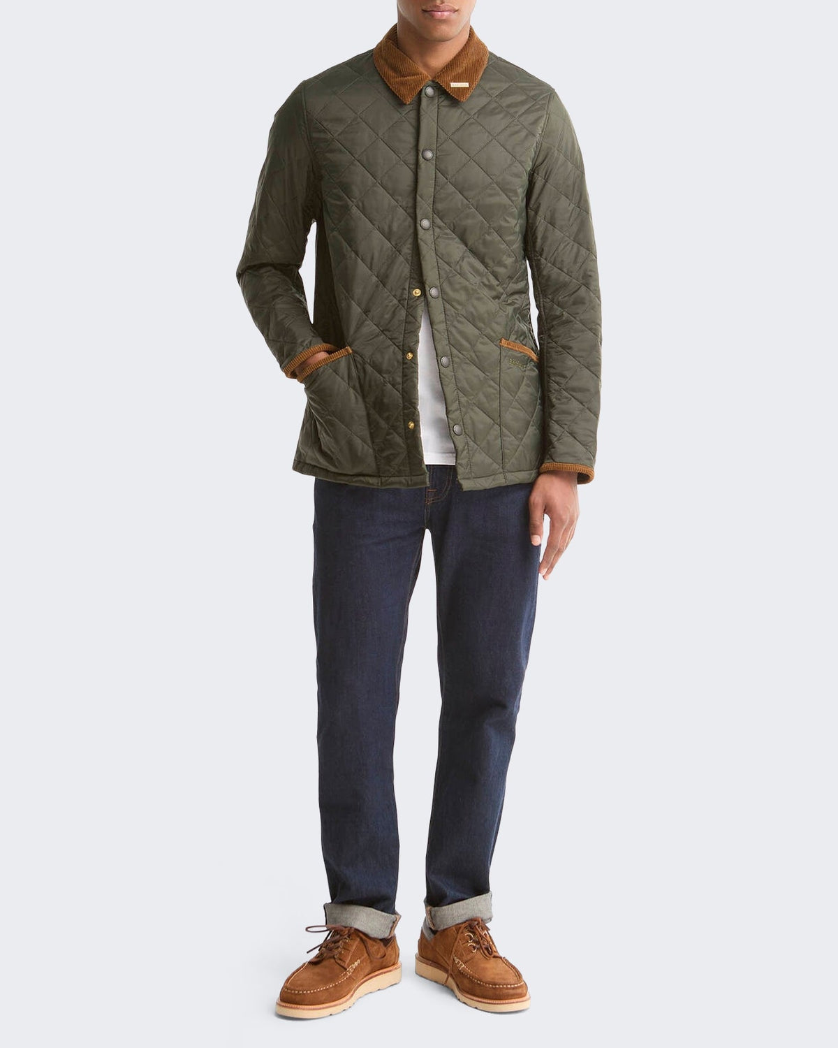 Barbour Heren Heritage Liddesdale gewatteerde Groen - Eleganza.nl