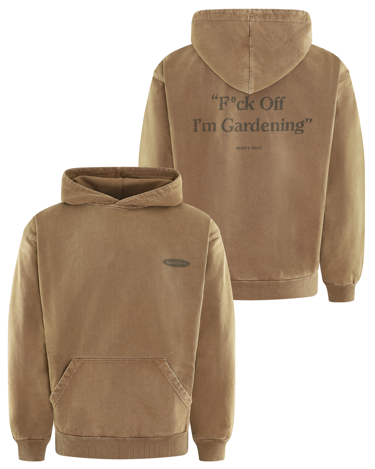 Heren Distressed Fuck Off Hoodie