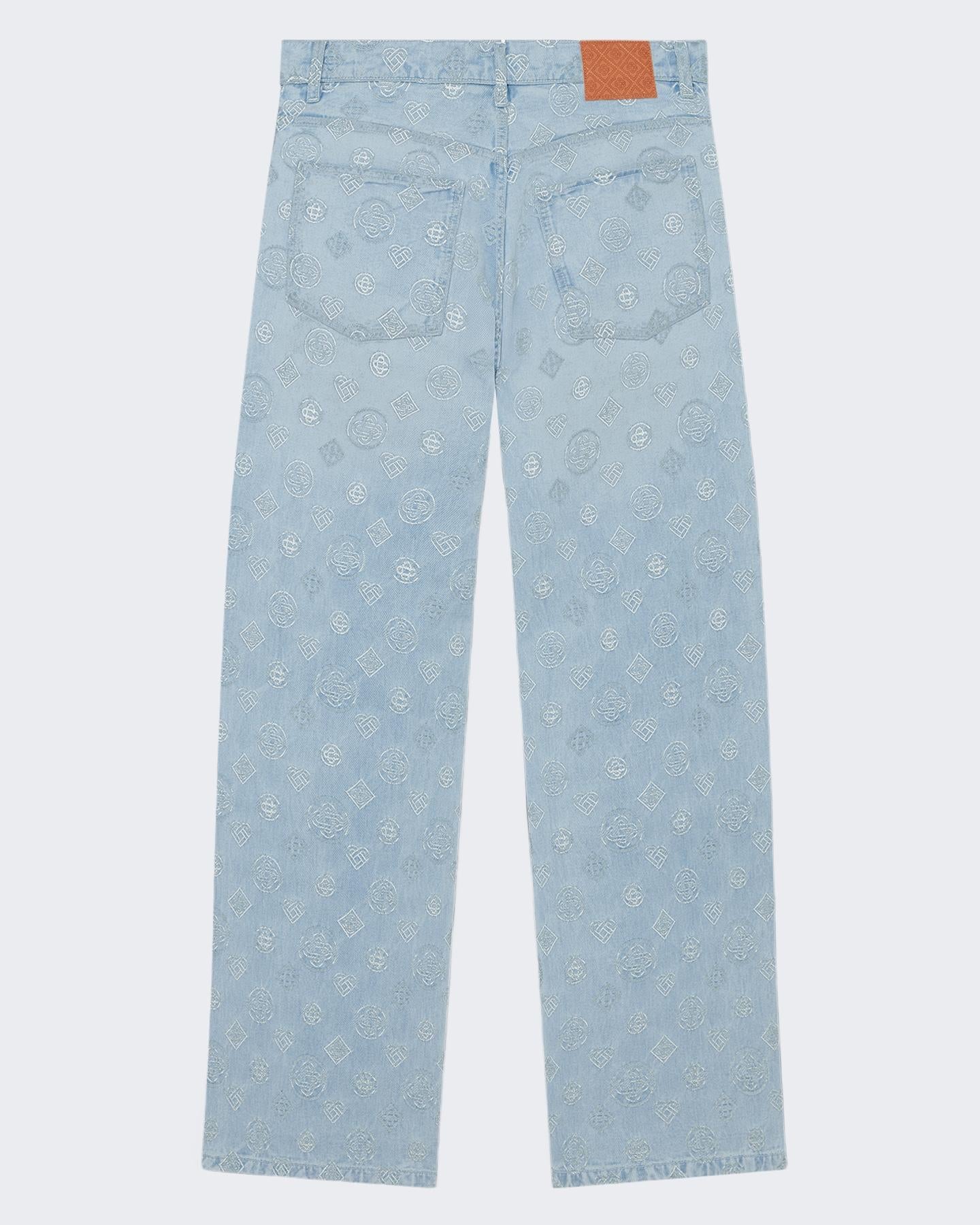 Heren RELAXED-FIT MONOGRAM JEANS