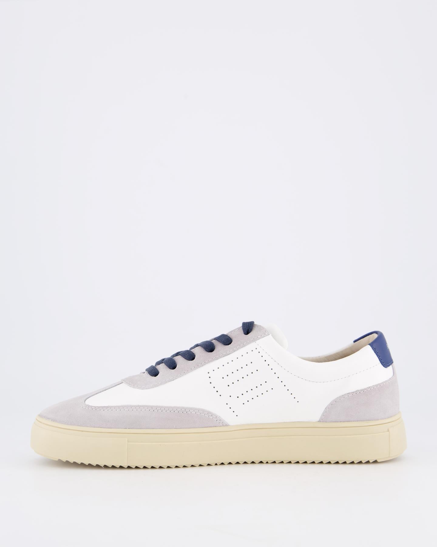 Heren Slate Harper Sneaker Wit/Blauw