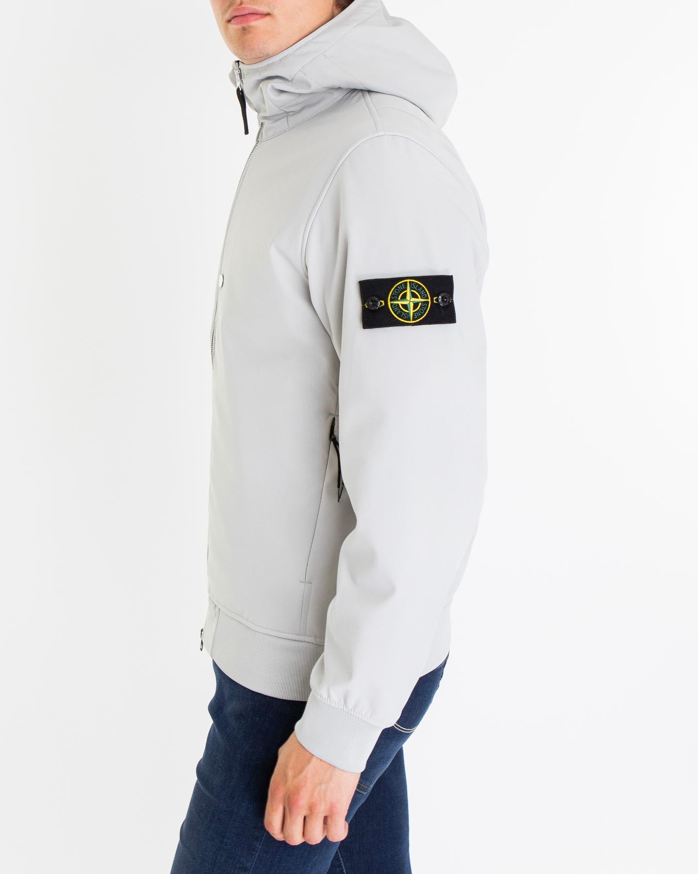 Heren Logo patch Jacket Grijs