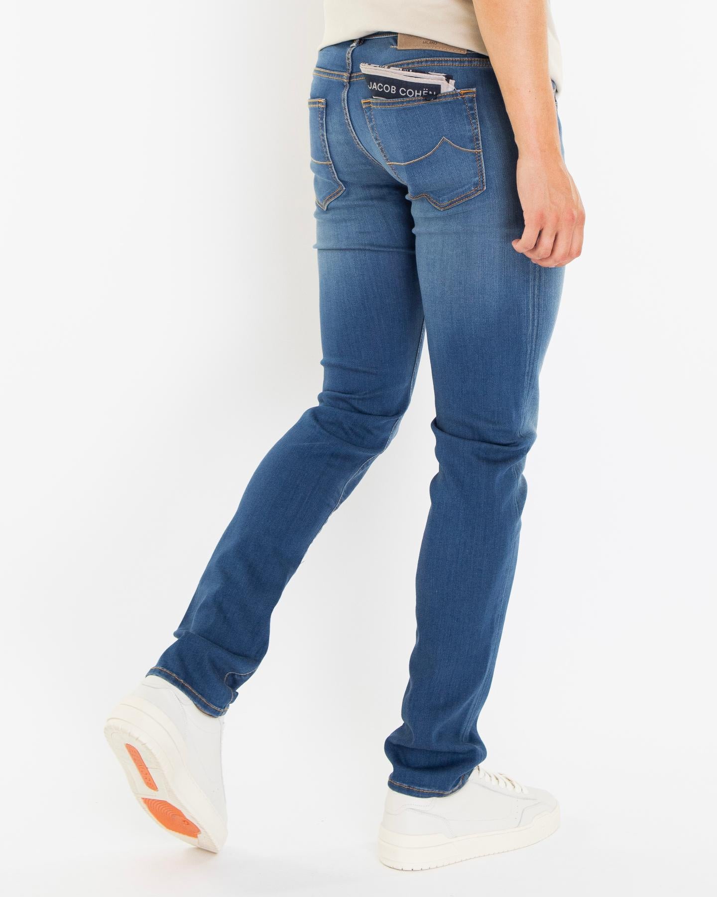 Heren Nick Slim Jeans Blauw