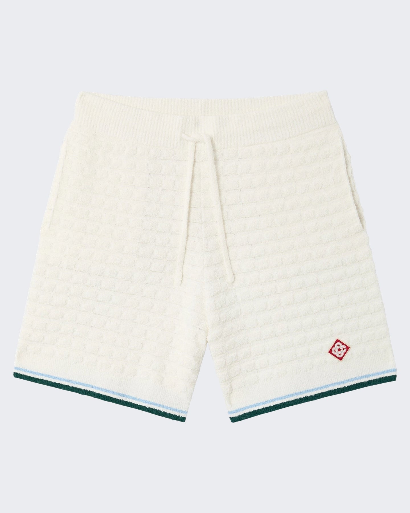 Casablanca Heren Boucle Shorts Wit - Eleganza.nl