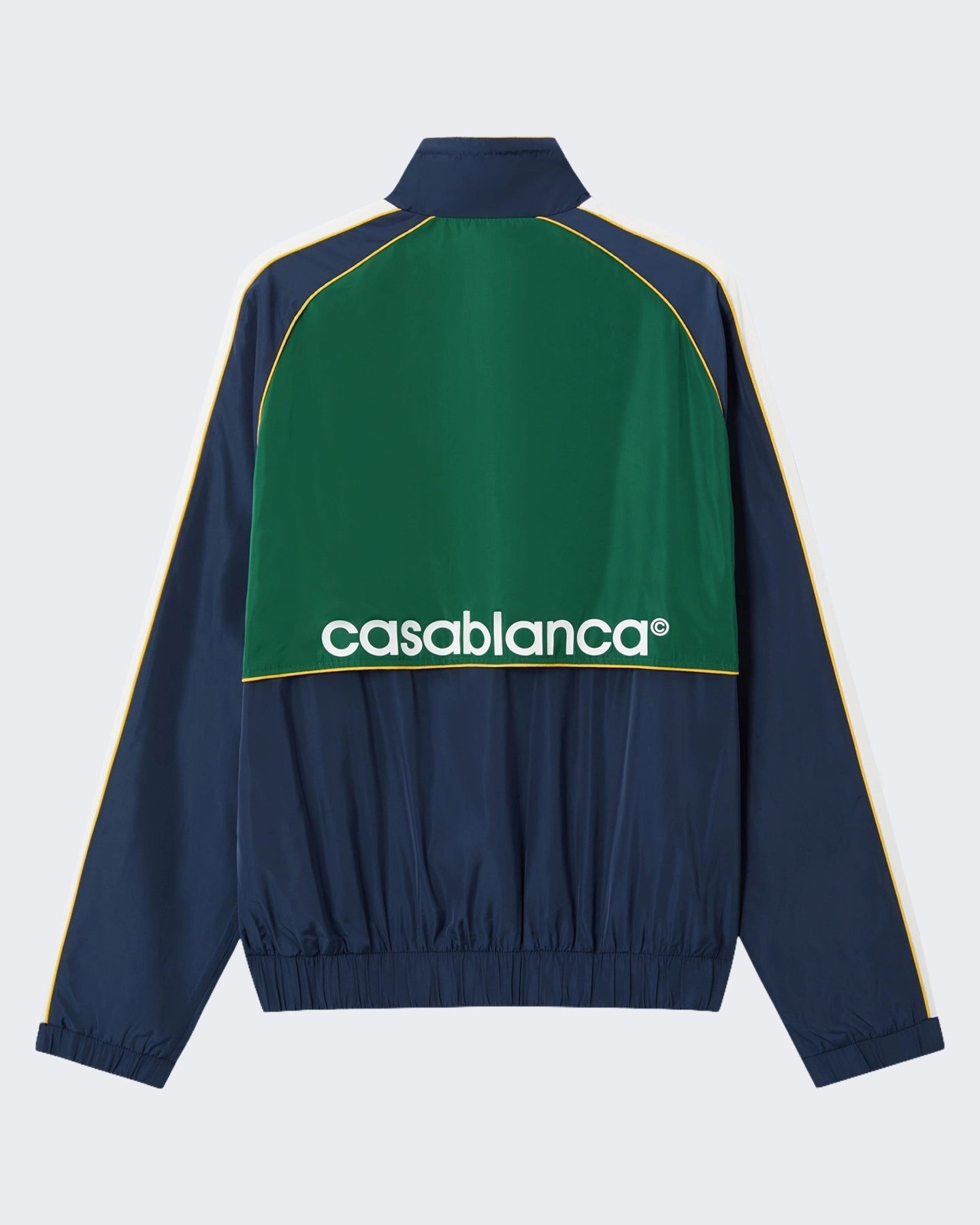 Casablanca Heren Cc Applique Colourblock Windbreaker Jacket Wit - Eleganza.nl