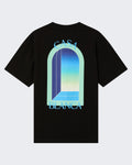 Men's Casablanca Classic T-Shirt Gradient Arch Black