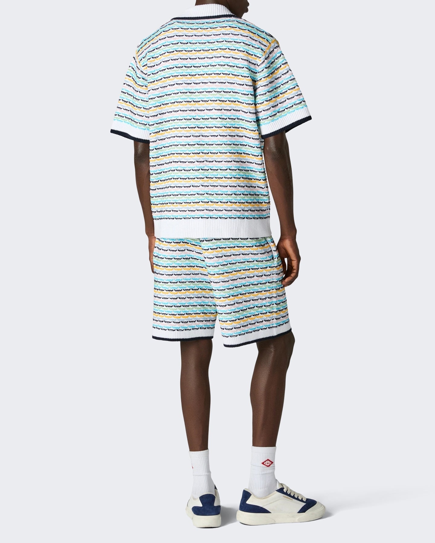 Casablanca Heren Tuck Stitch Shorts Multi - Eleganza.nl