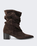 Women's Suède schoen in Brown