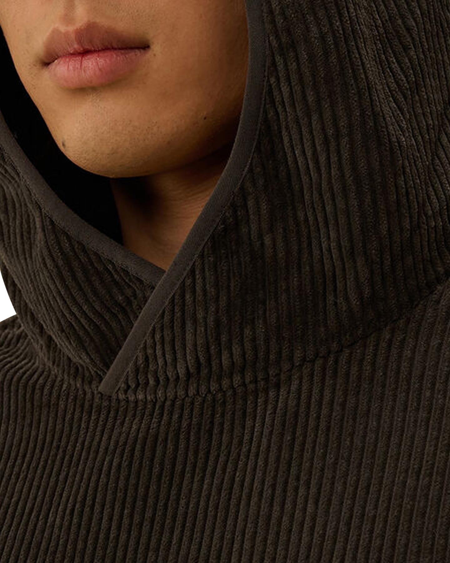 C.P.Company Heren Corduroy Zip Hooded Groen - Eleganza.nl