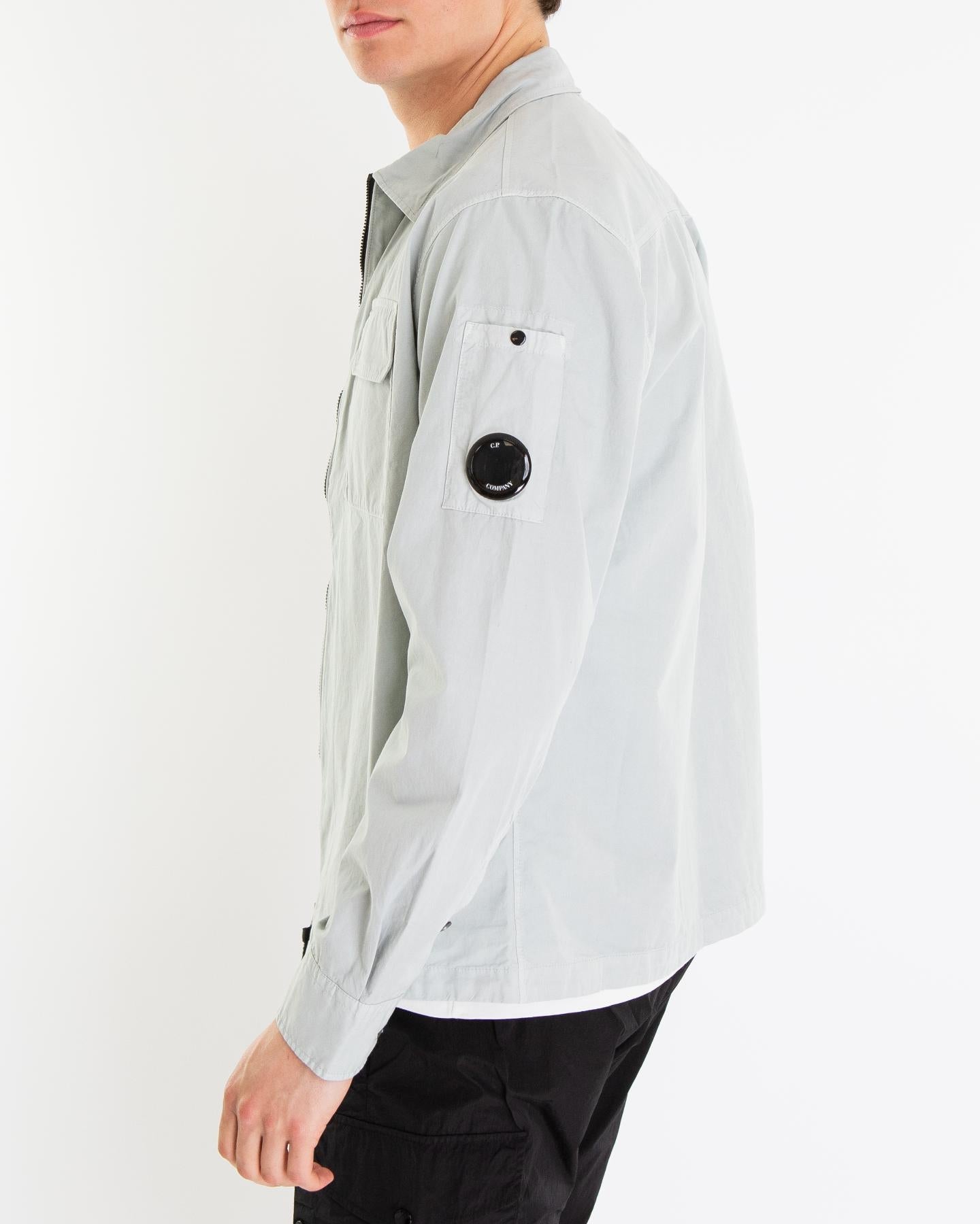 C.P.Company Heren Full Zip Overshirt Groen - Eleganza.nl