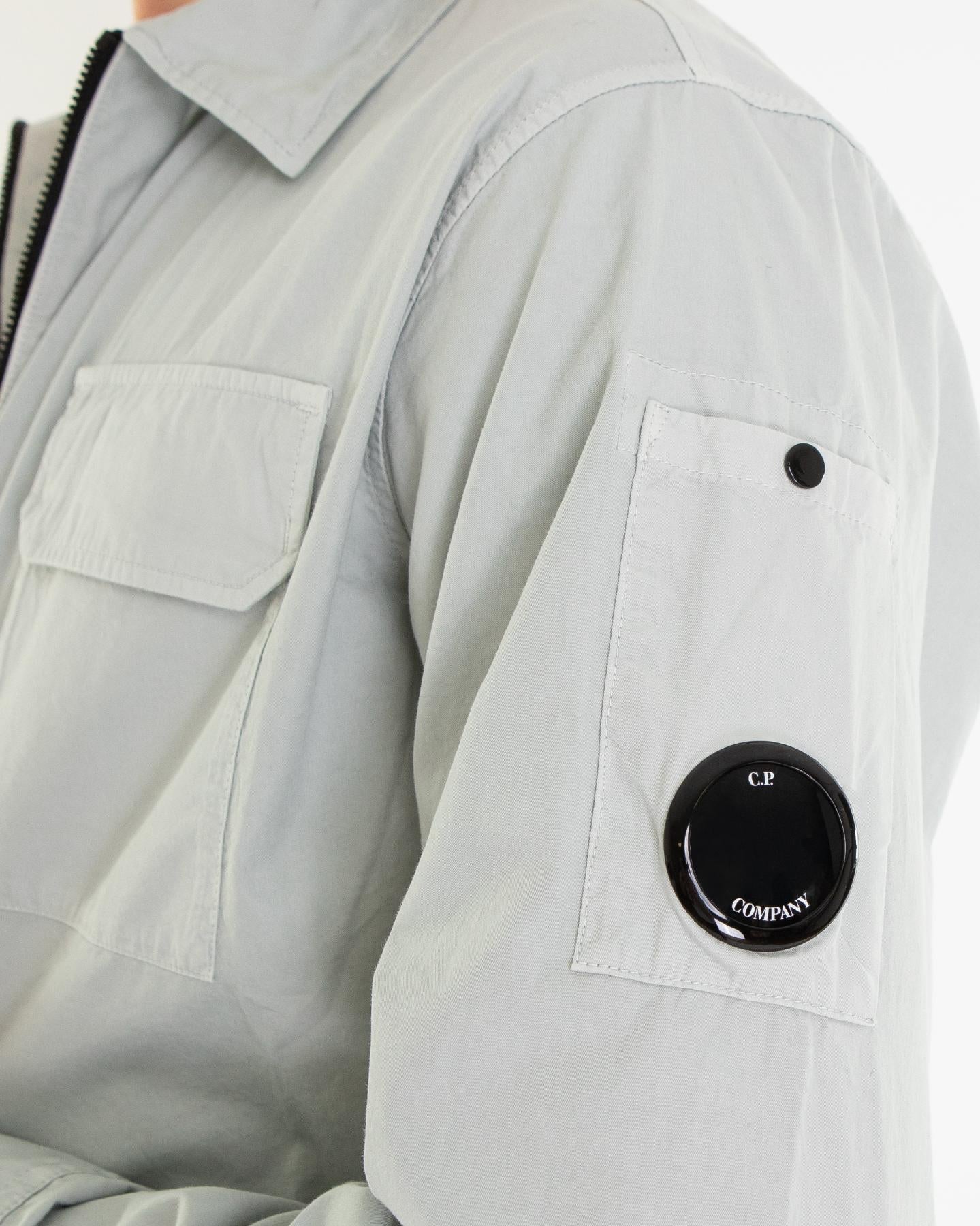 C.P.Company Heren Full Zip Overshirt Groen - Eleganza.nl