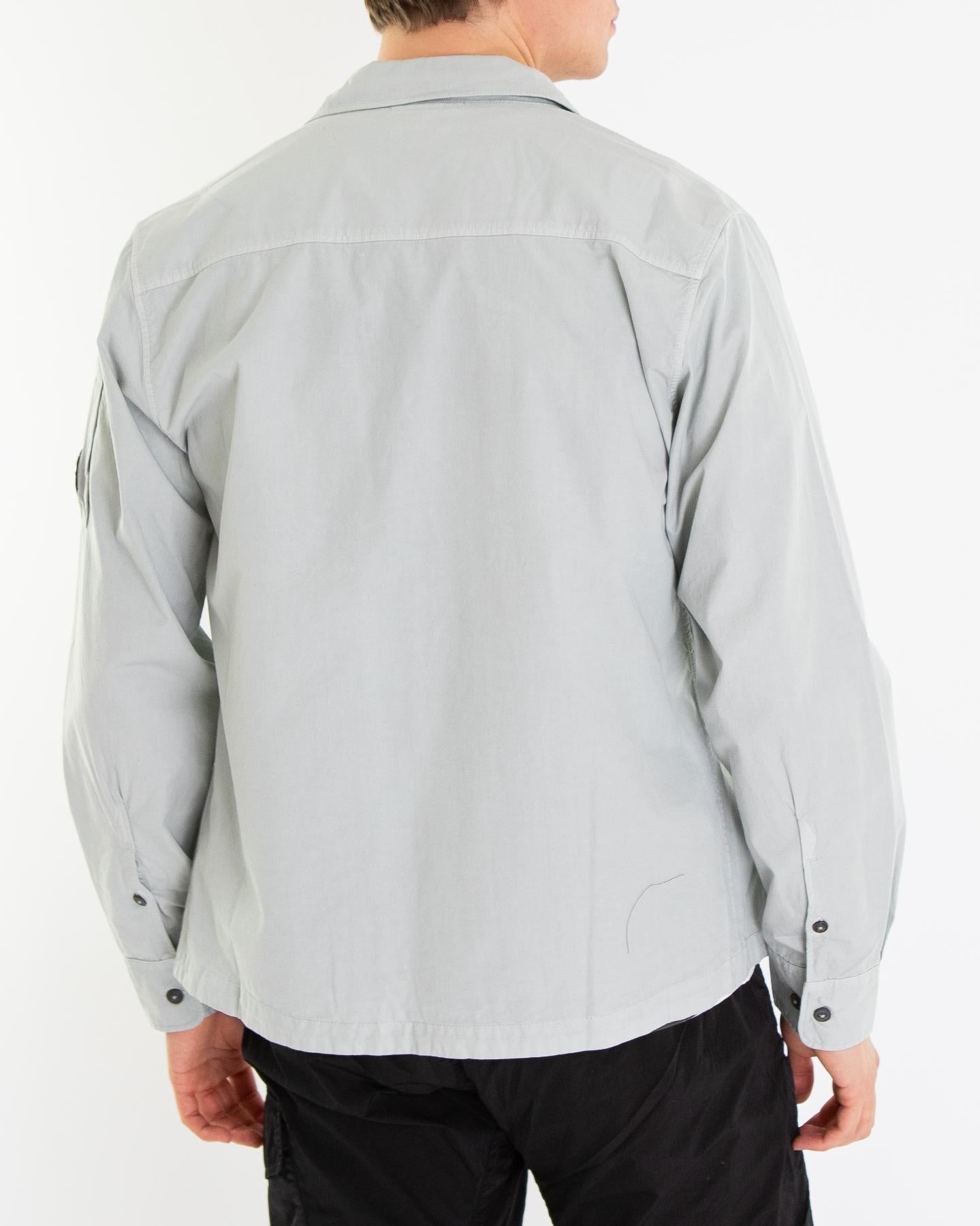 C.P.Company Heren Full Zip Overshirt Groen - Eleganza.nl