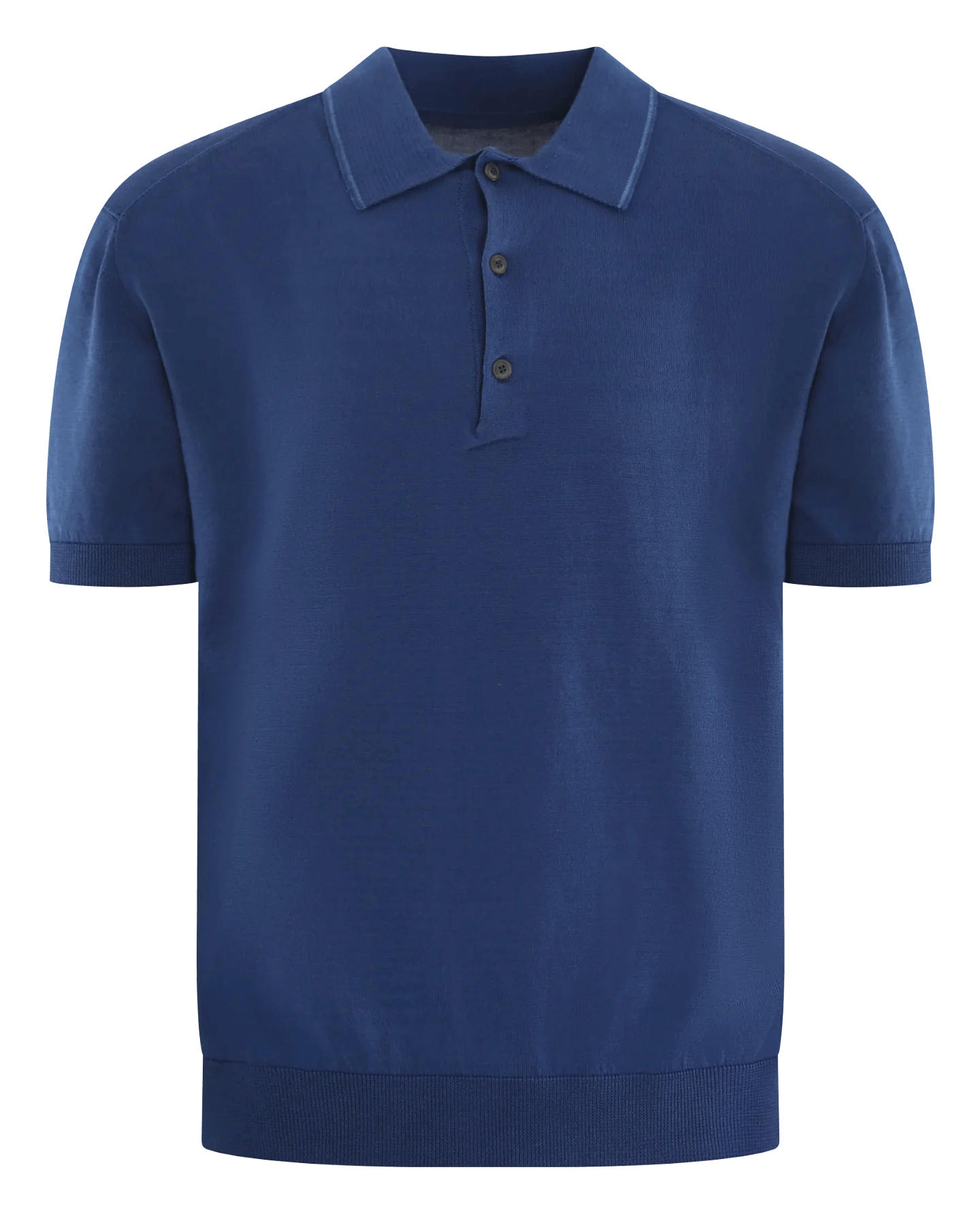 C.P.Company Heren Polo Collar Knit Blauw - Eleganza.nl