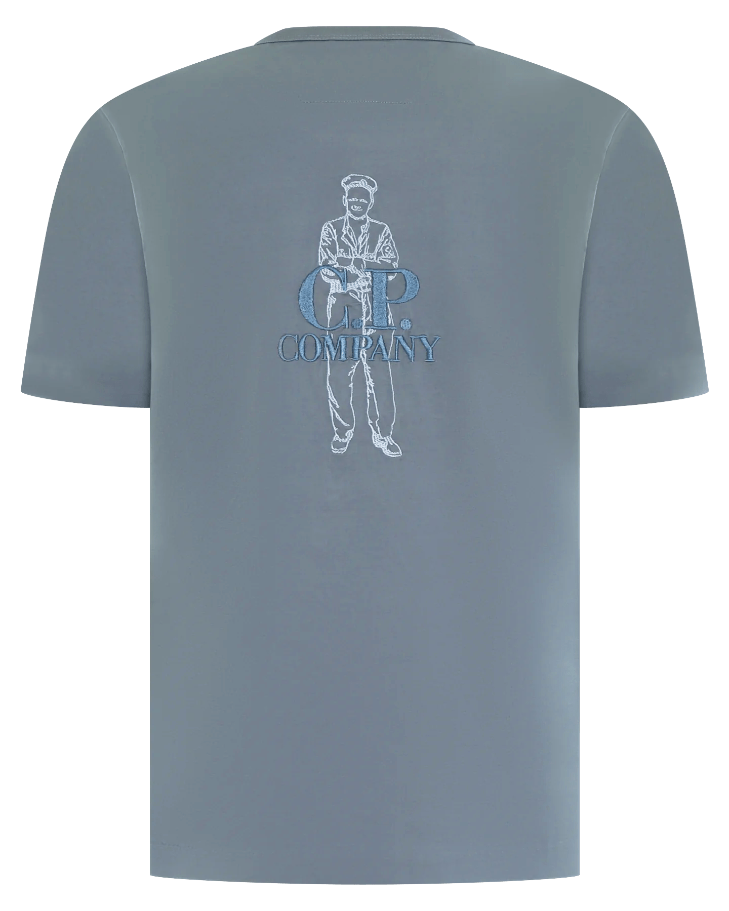 C.P.Company Heren Twisted Sailer T-Shirt Blauw - Eleganza.nl