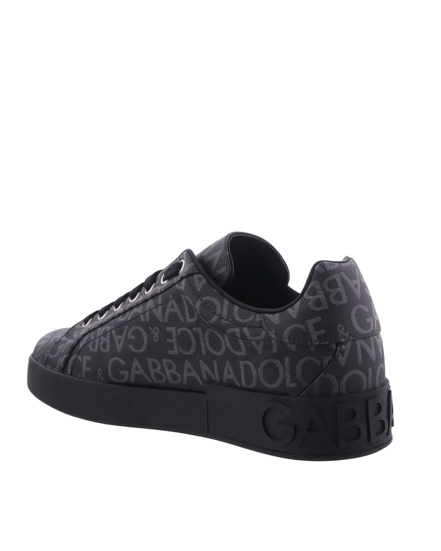 Men Coated Portofino Sneakers Black