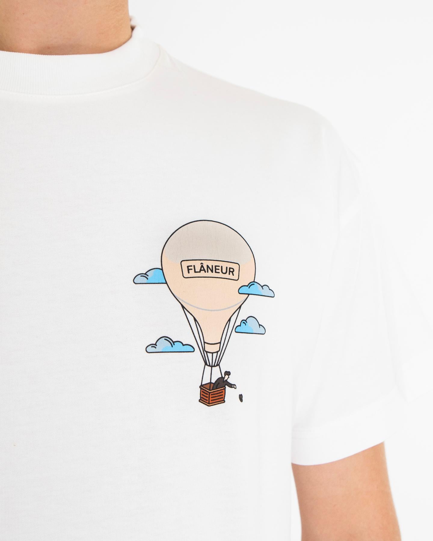 Heren Aéronautique T-Shirt Wit