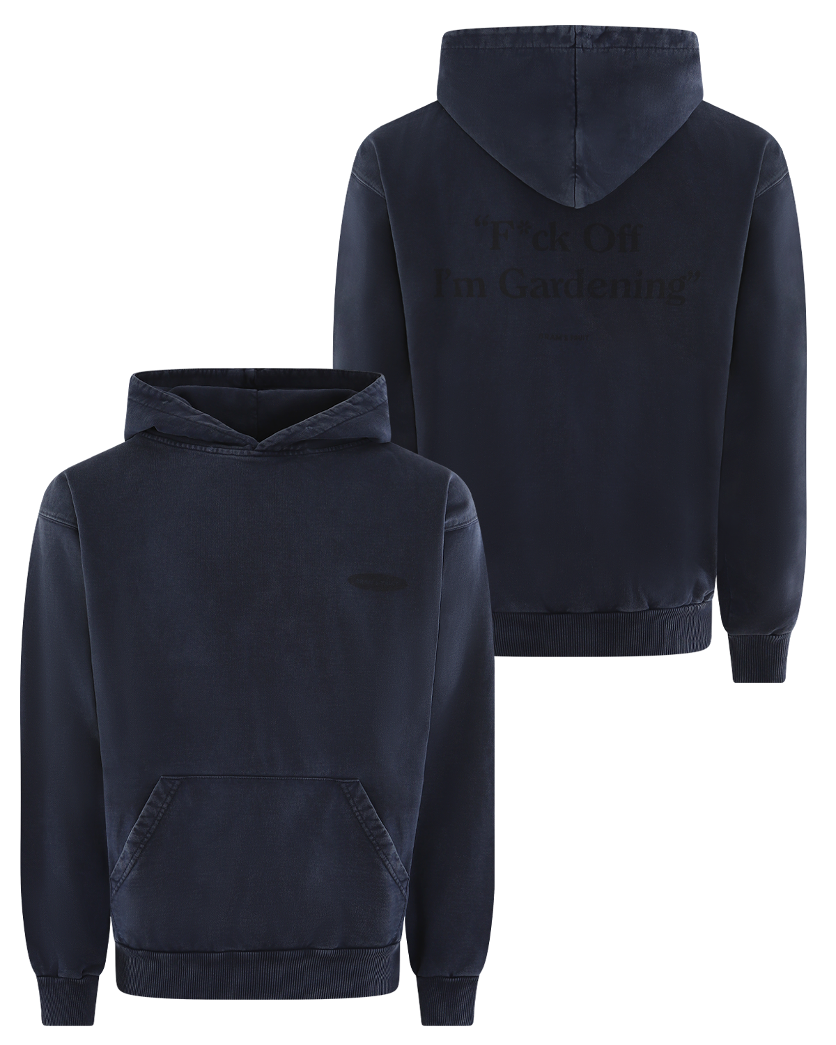 Heren Distressed Fuck Off Hoodie