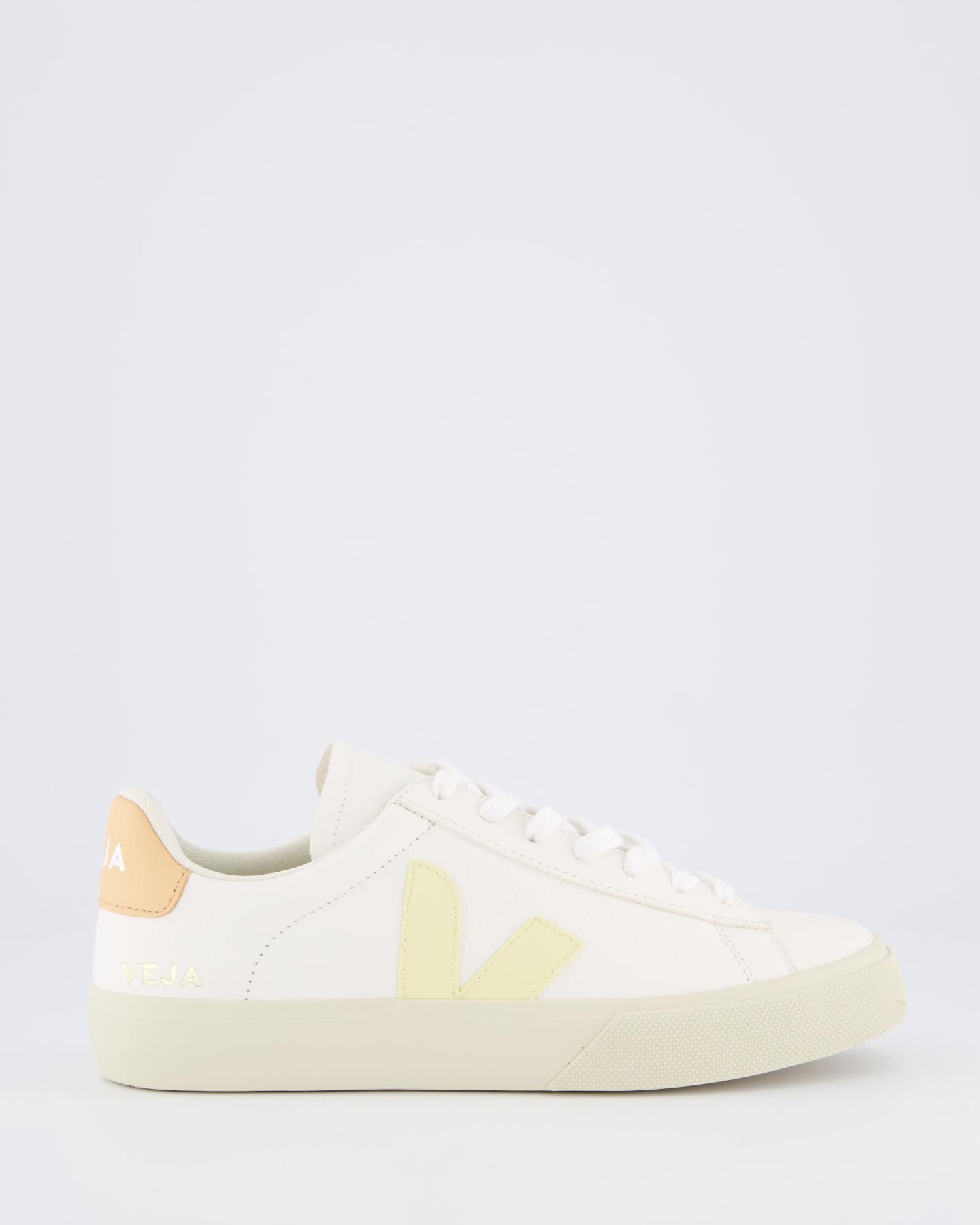 Women Campo Sneaker Leather White/Sunset