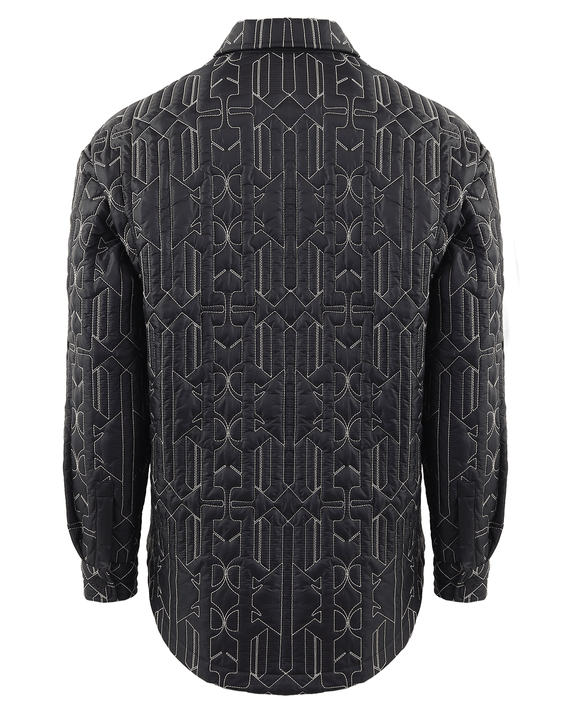 Men All monogram quilted gray