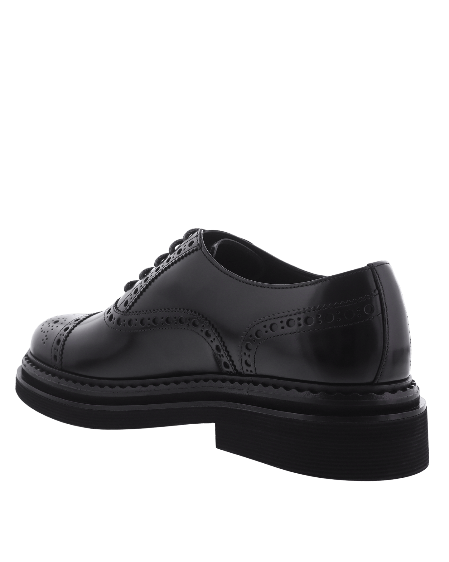 Men Brushed Oxfords Black