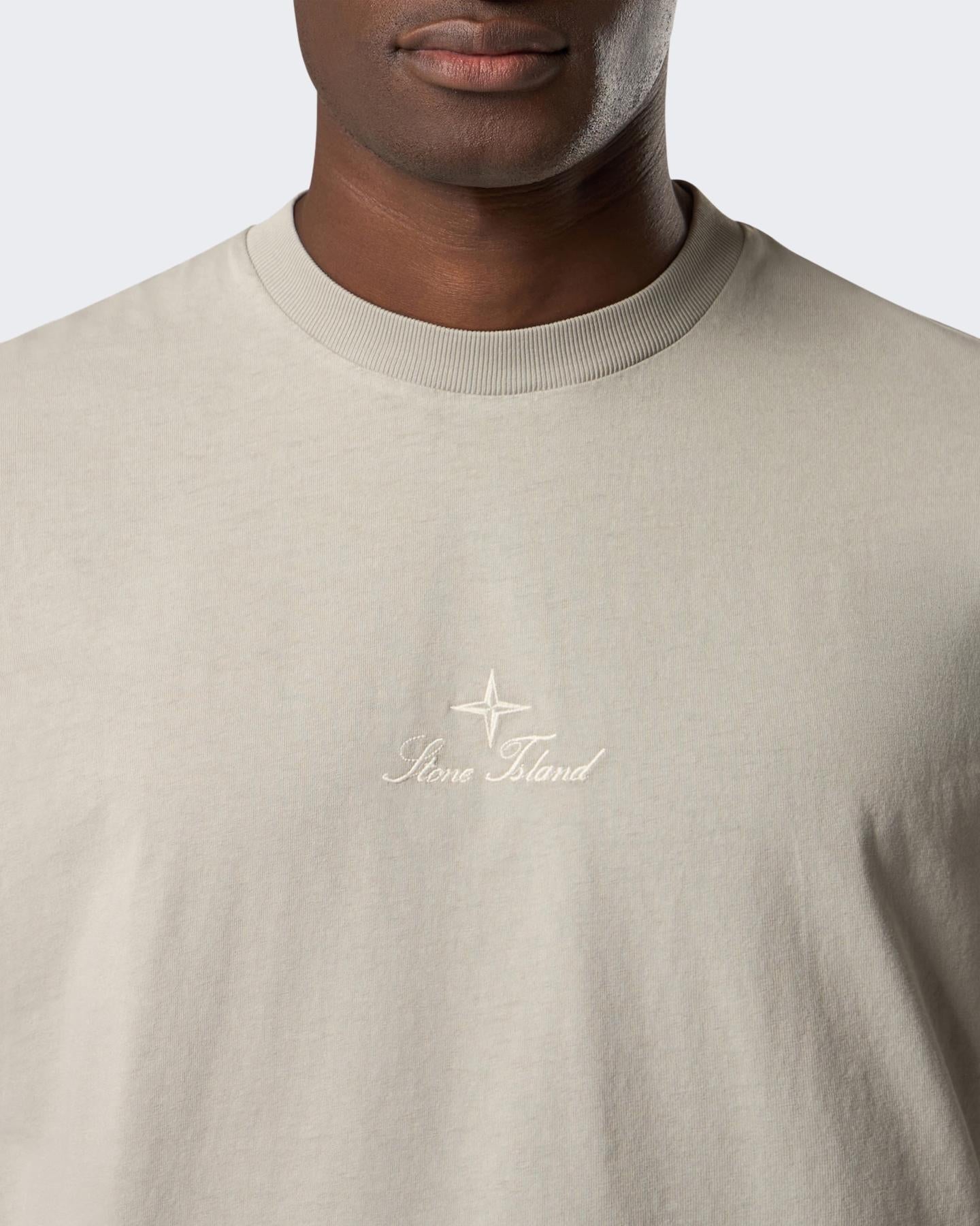 Heren Multiaxial Sashiko Shirt Beige