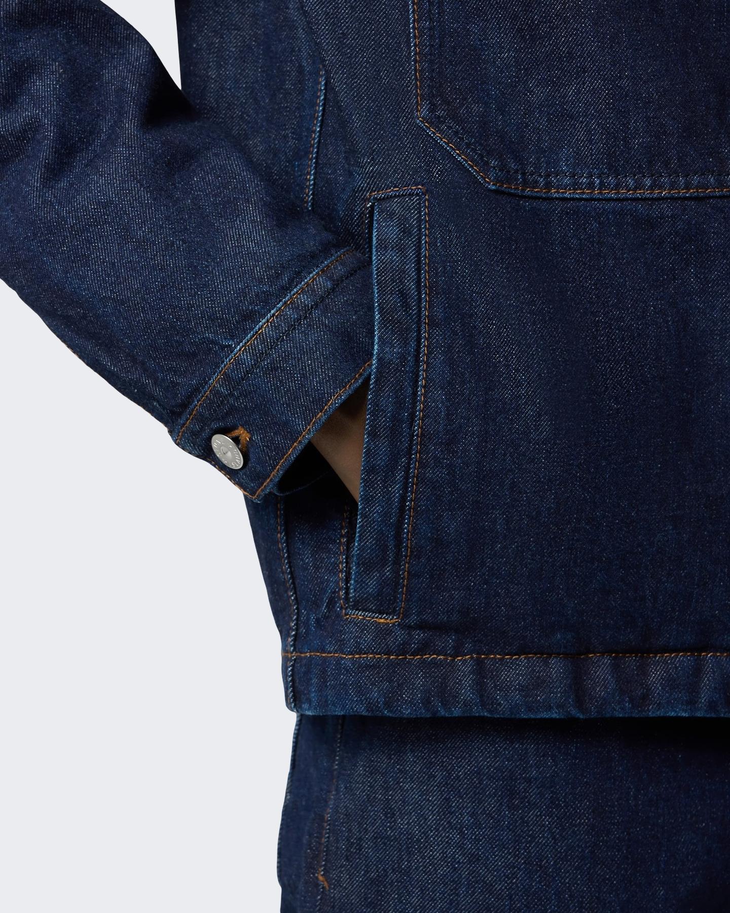 Stone Island Heren Logopatch Coach Jacketr Blauw