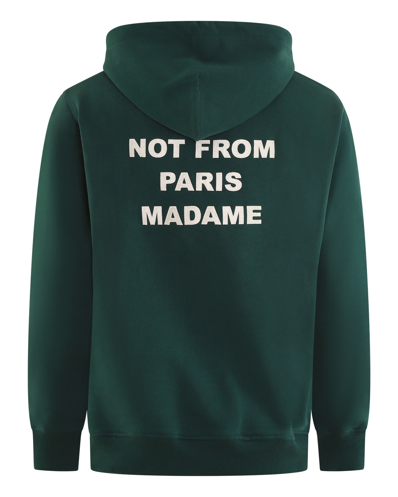 Heren Slogan Hoodie Groen