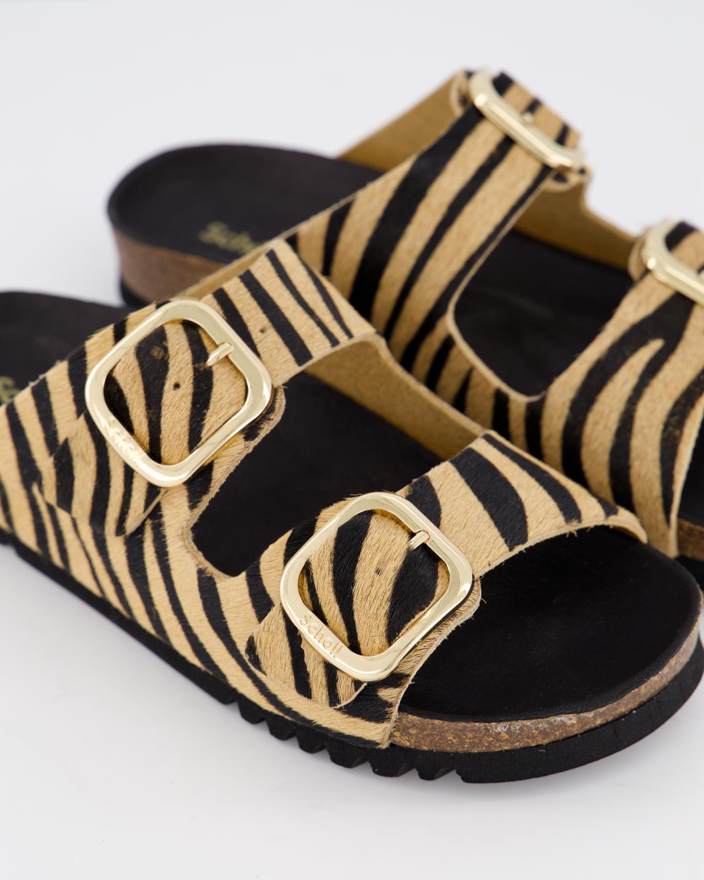 Dames Noelle Slipper Zebra