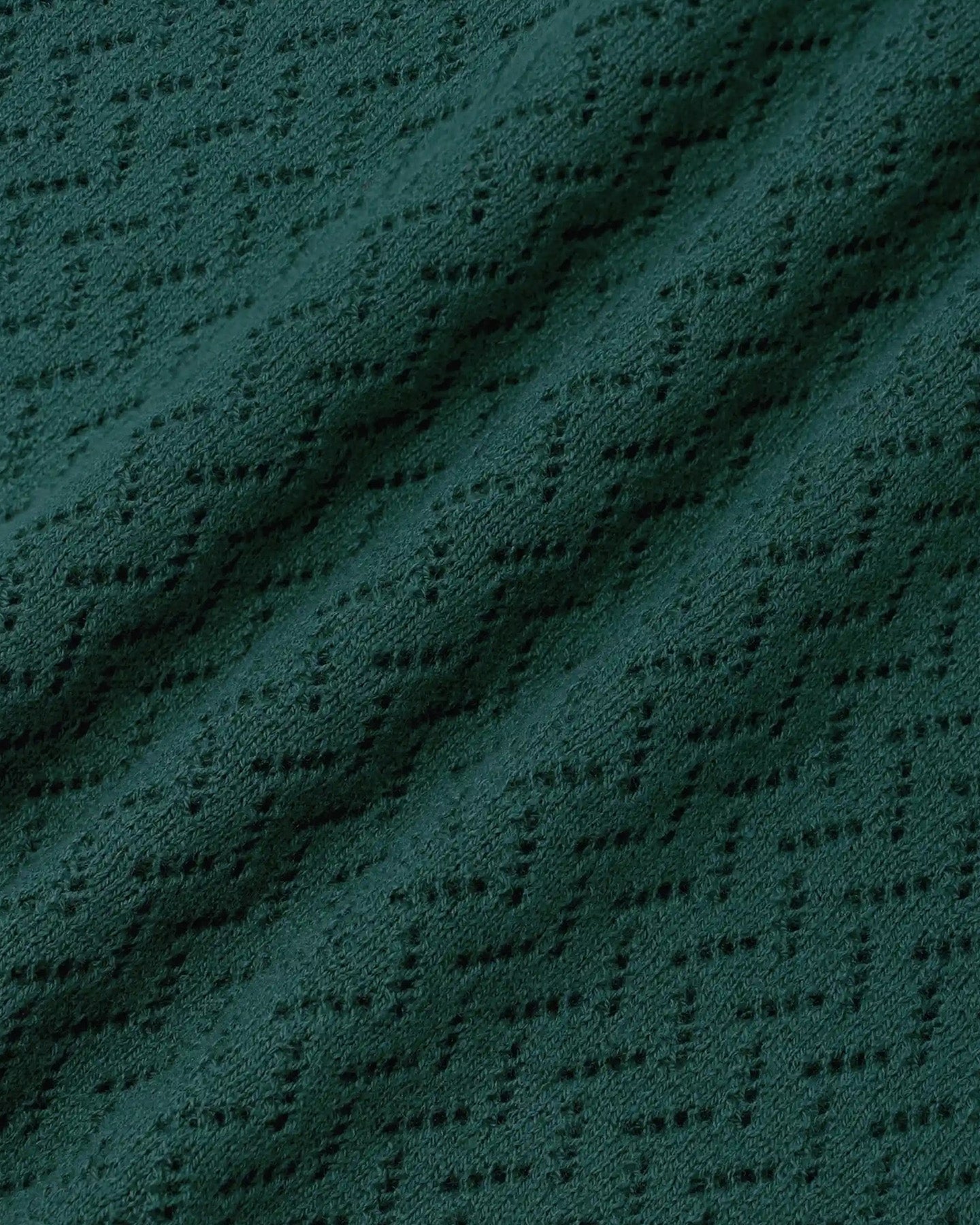 Drole De Monsieur Heren D Mirror Openwork Knit T-Shirt Groen - Eleganza.nl