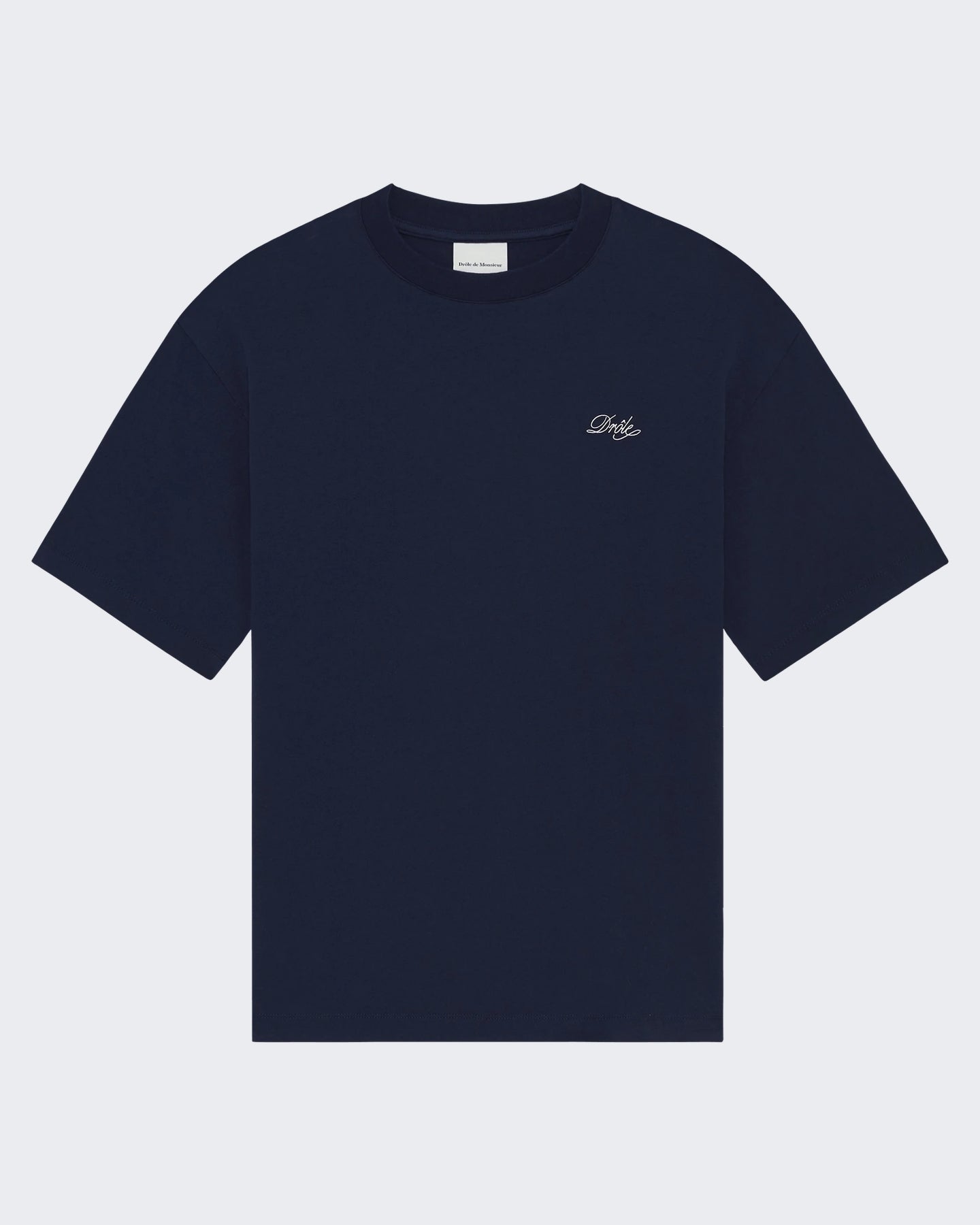 Drole De Monsieur Heren DrùLe Belissima T-Shirt Blauw - Eleganza.nl