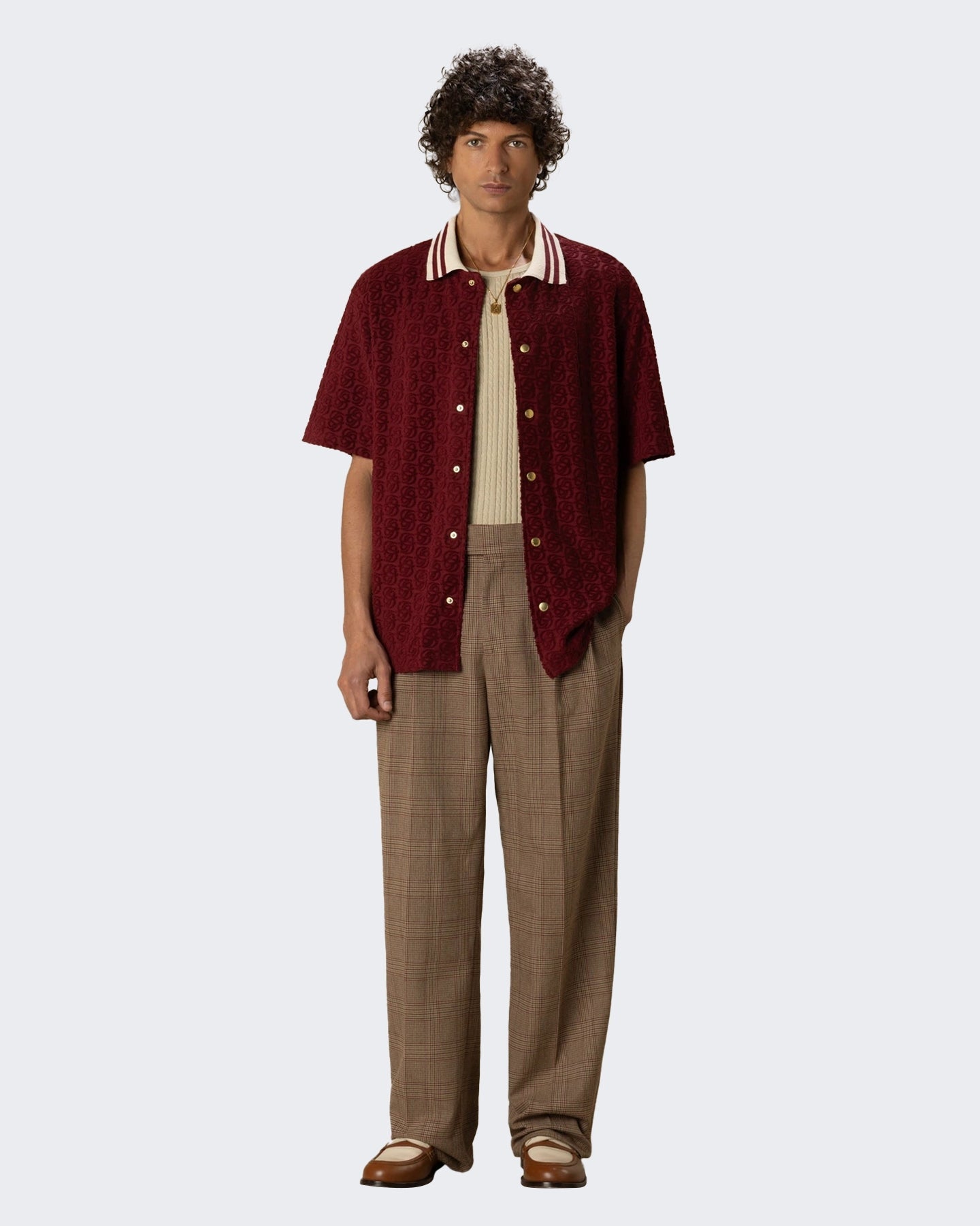 Drole De Monsieur Heren Monogram Shirt Wit - Eleganza.nl