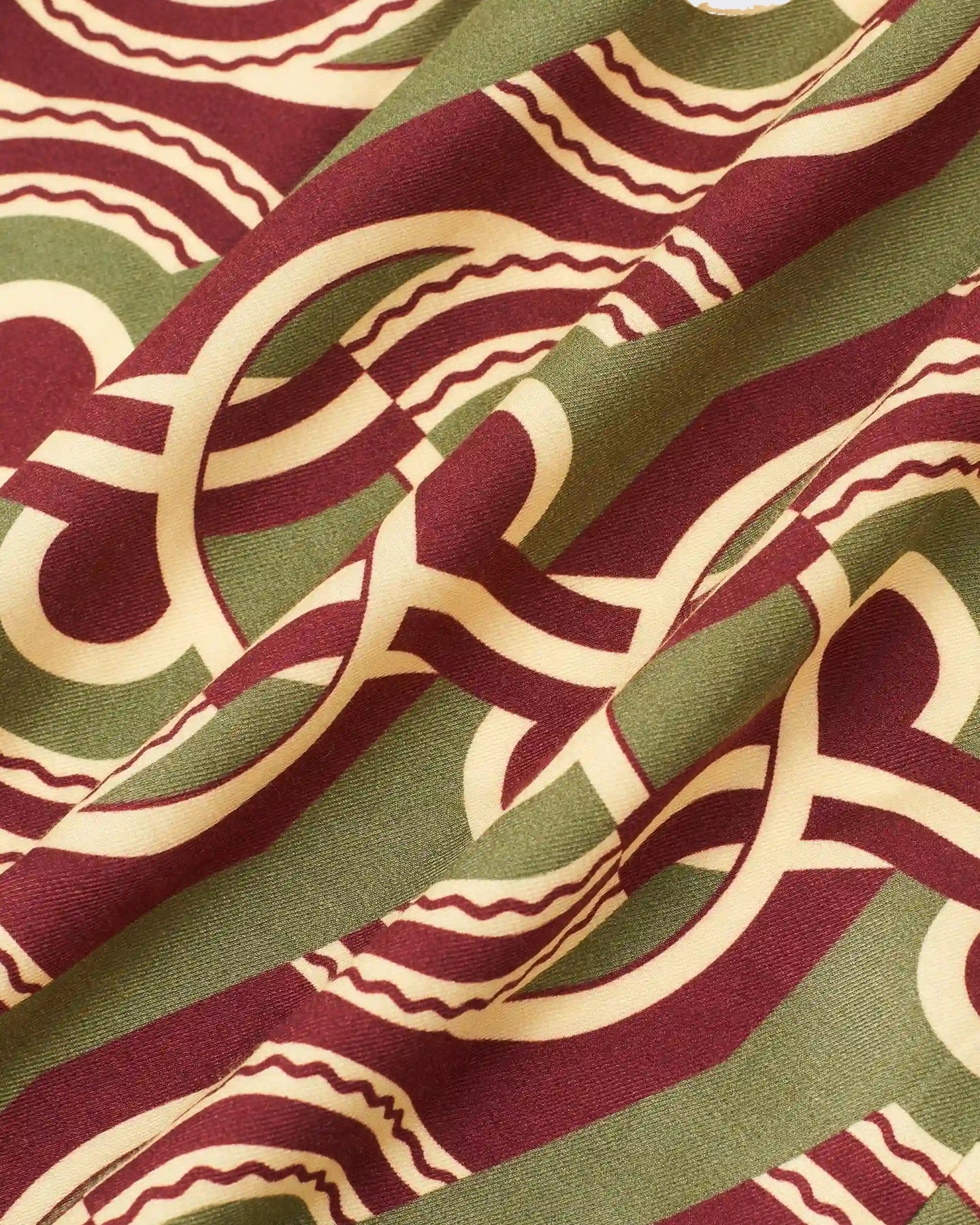Drole De Monsieur Heren Viscose Chain Link Monogram Shirt Zwart - Eleganza.nl
