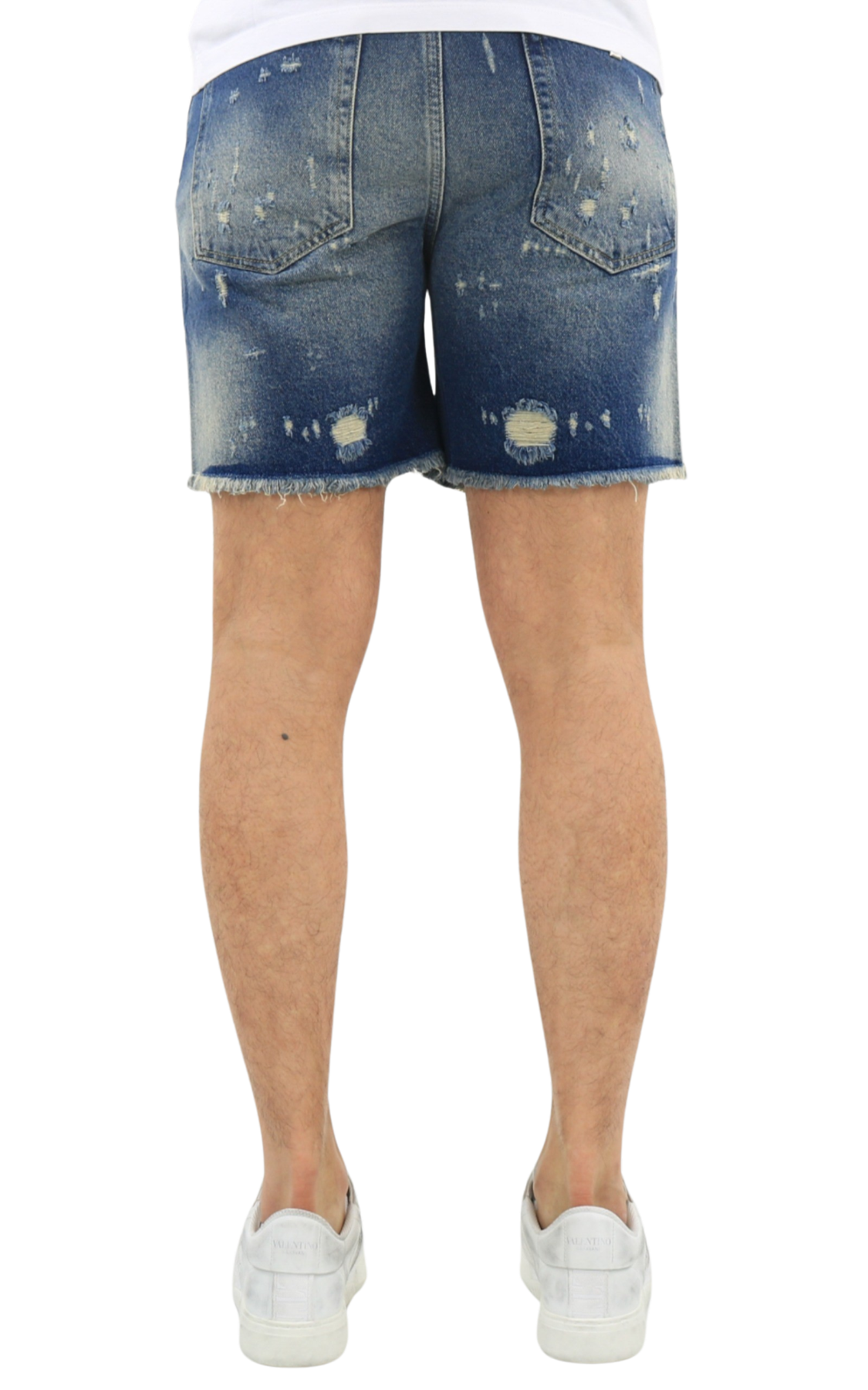 Men Blue Jean Short