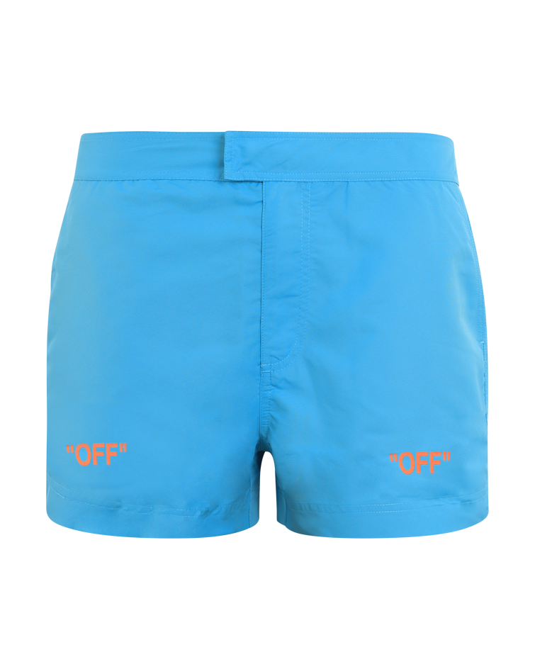 Men Off Quote Sunrise Swim Shorts