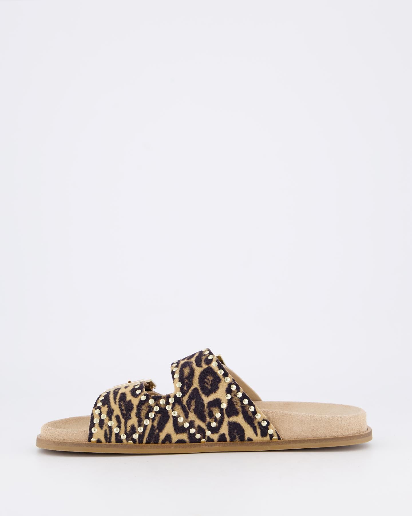 Dames Tl-Selma Slipper Beige/Leo