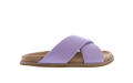 Women Leather Band Slipper — huidige kleur