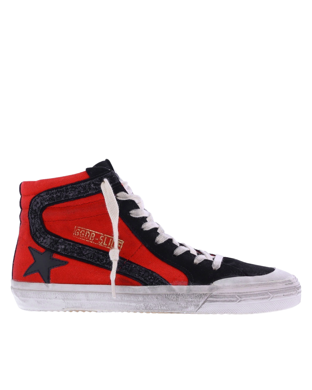 Women Slide sneaker red/black