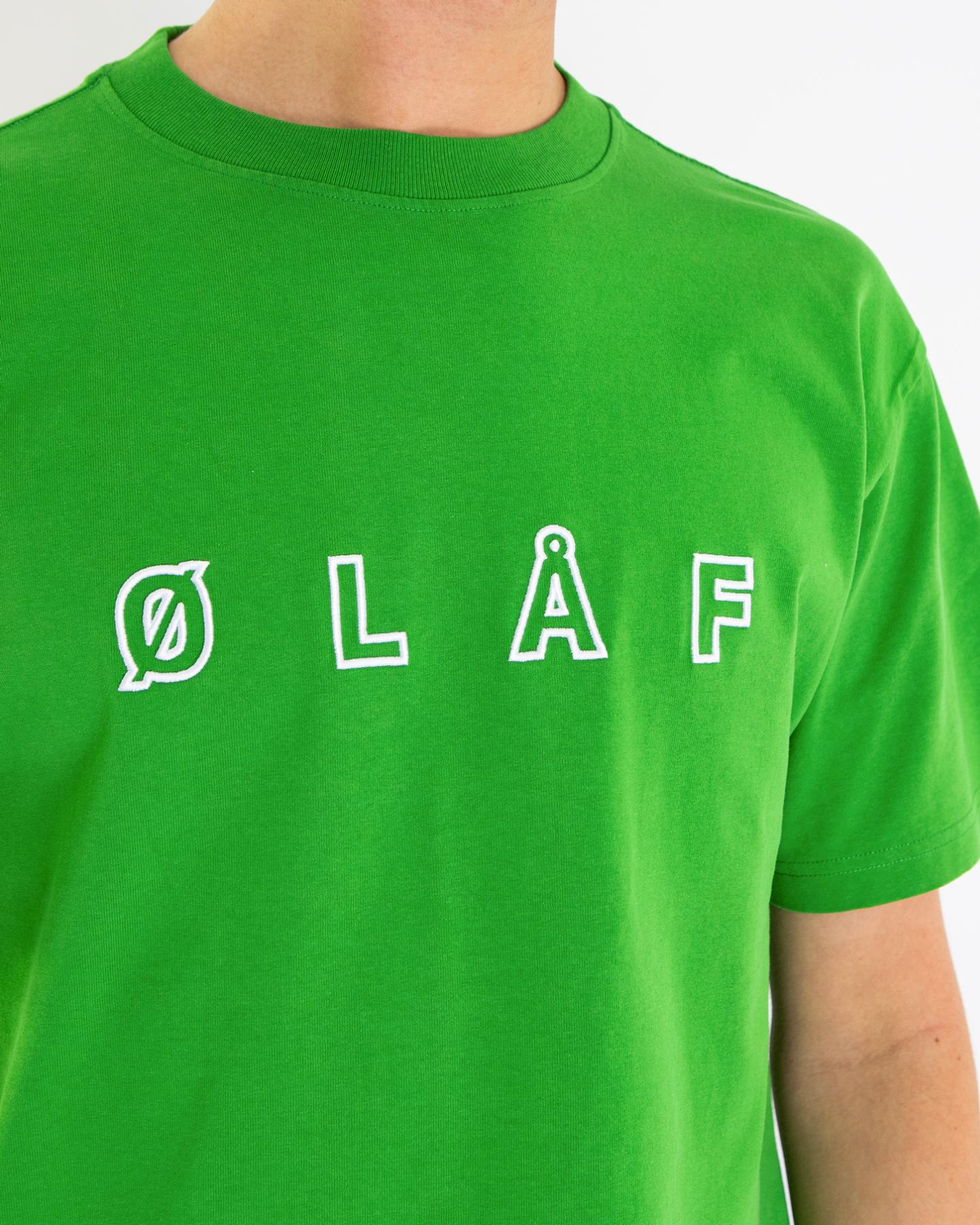 Heren Sans Embro Logo T-Shirt Groen