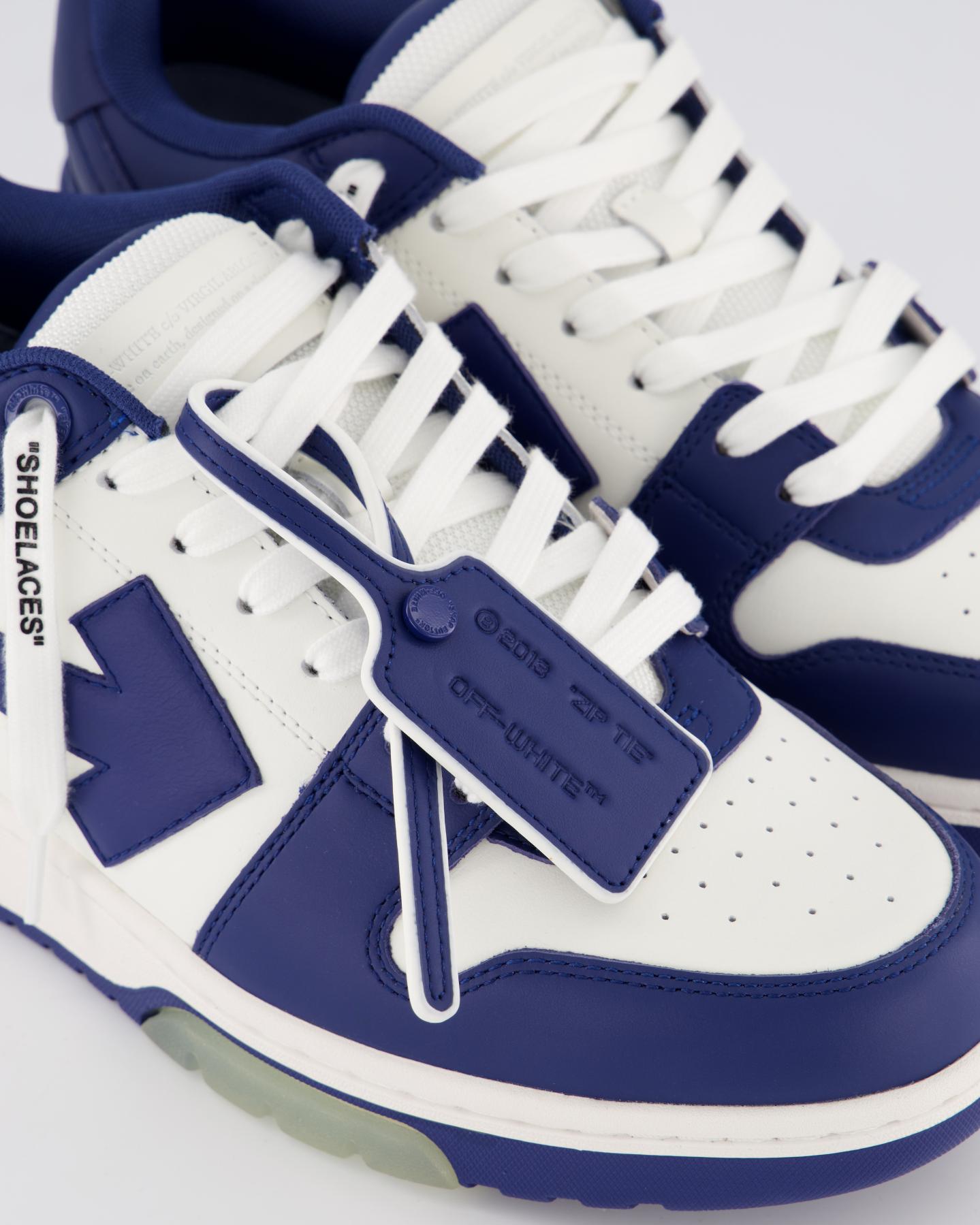 OFF WHITE Heren Out Of Office Sneaker Blauw – foto 5