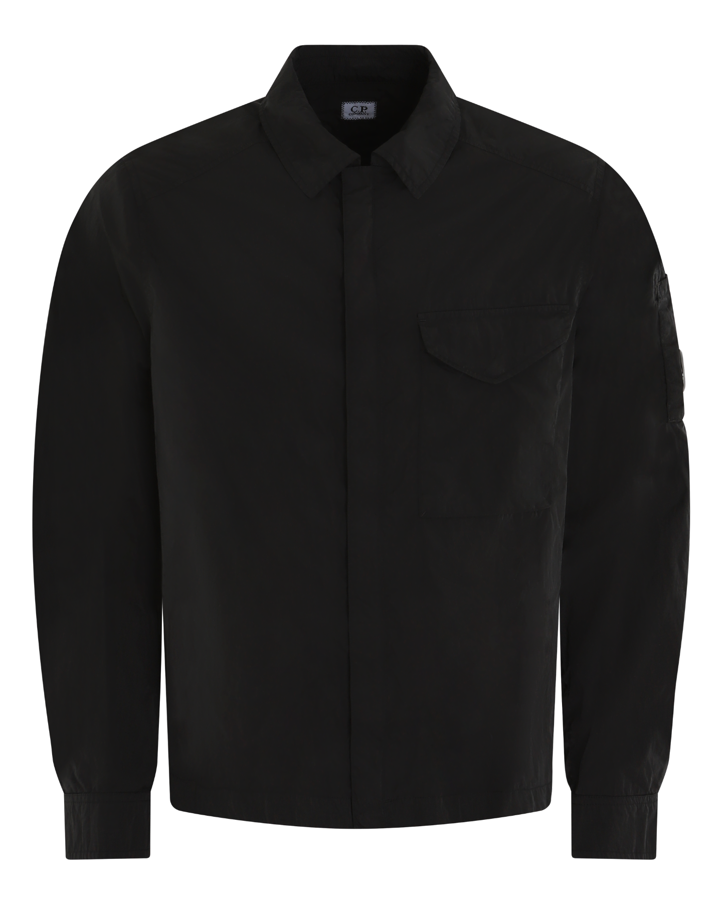 Heren Chrome-R Zip Overshirt Zwart