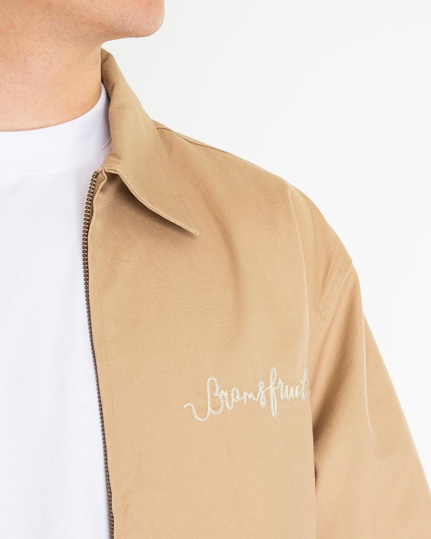 Heren Chain Garden Hose Jacket Beige