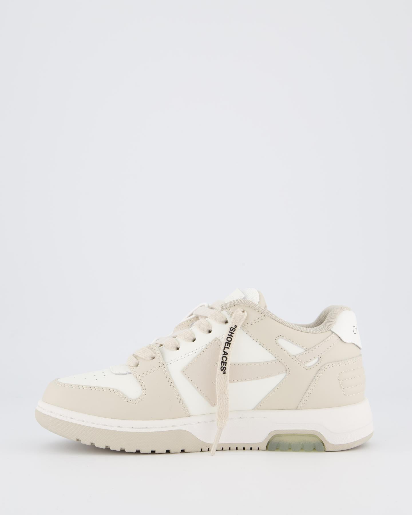 OFF WHITE Dames Out Of Office Sneaker Wit/Beig – foto 2