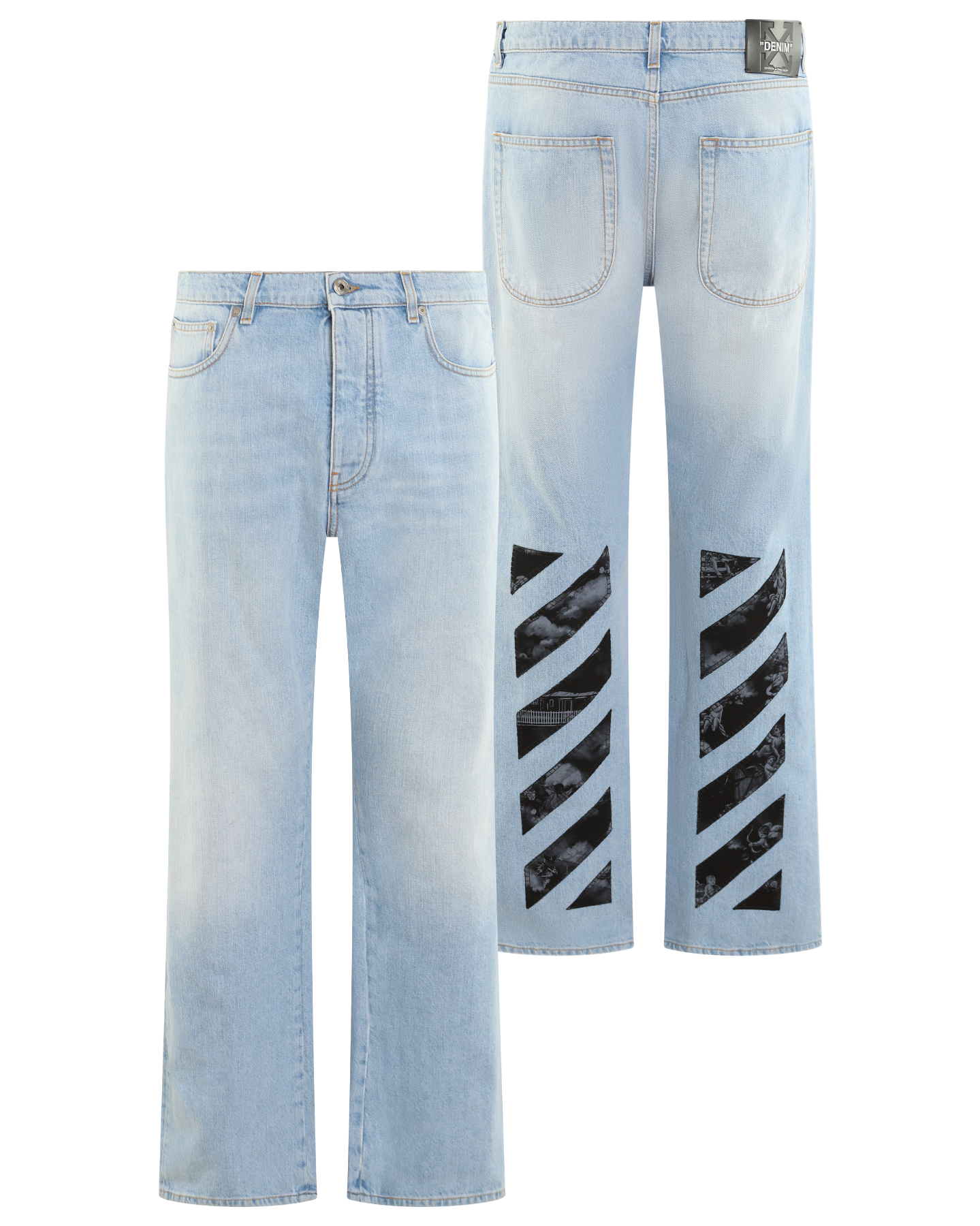 Heren Fresco Diag Relaxed Jeans