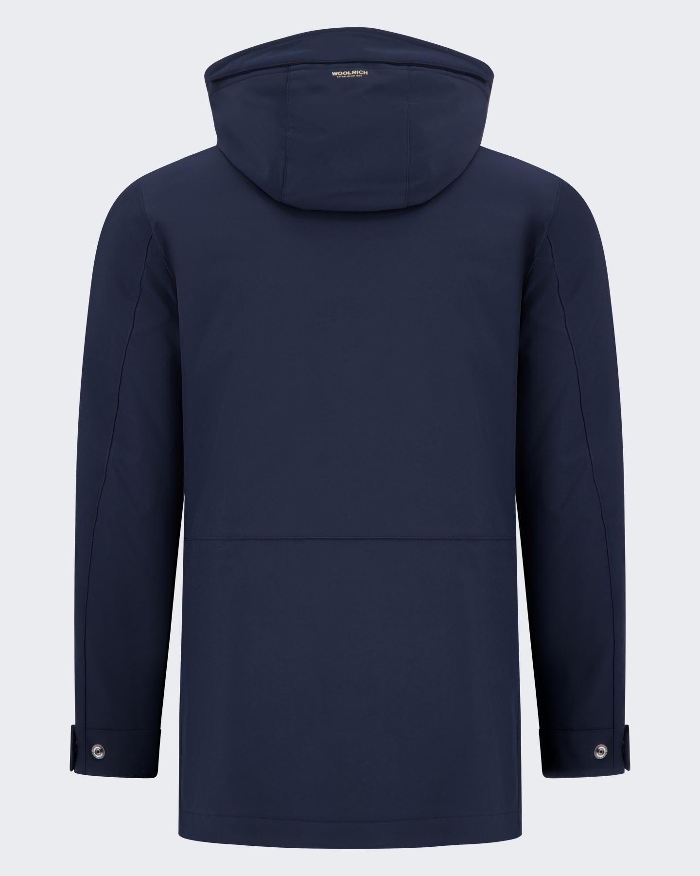 Heren Soft Shell Barrow Coat Blauw