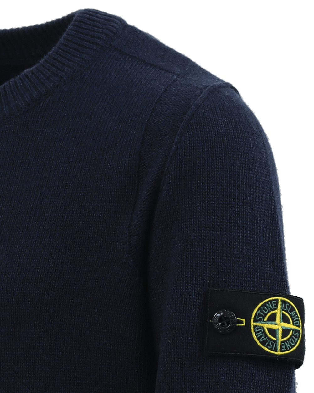 Kids Logo-Patch Sweater Blue