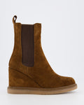 Women's Suede Wedge Chelsea Booty