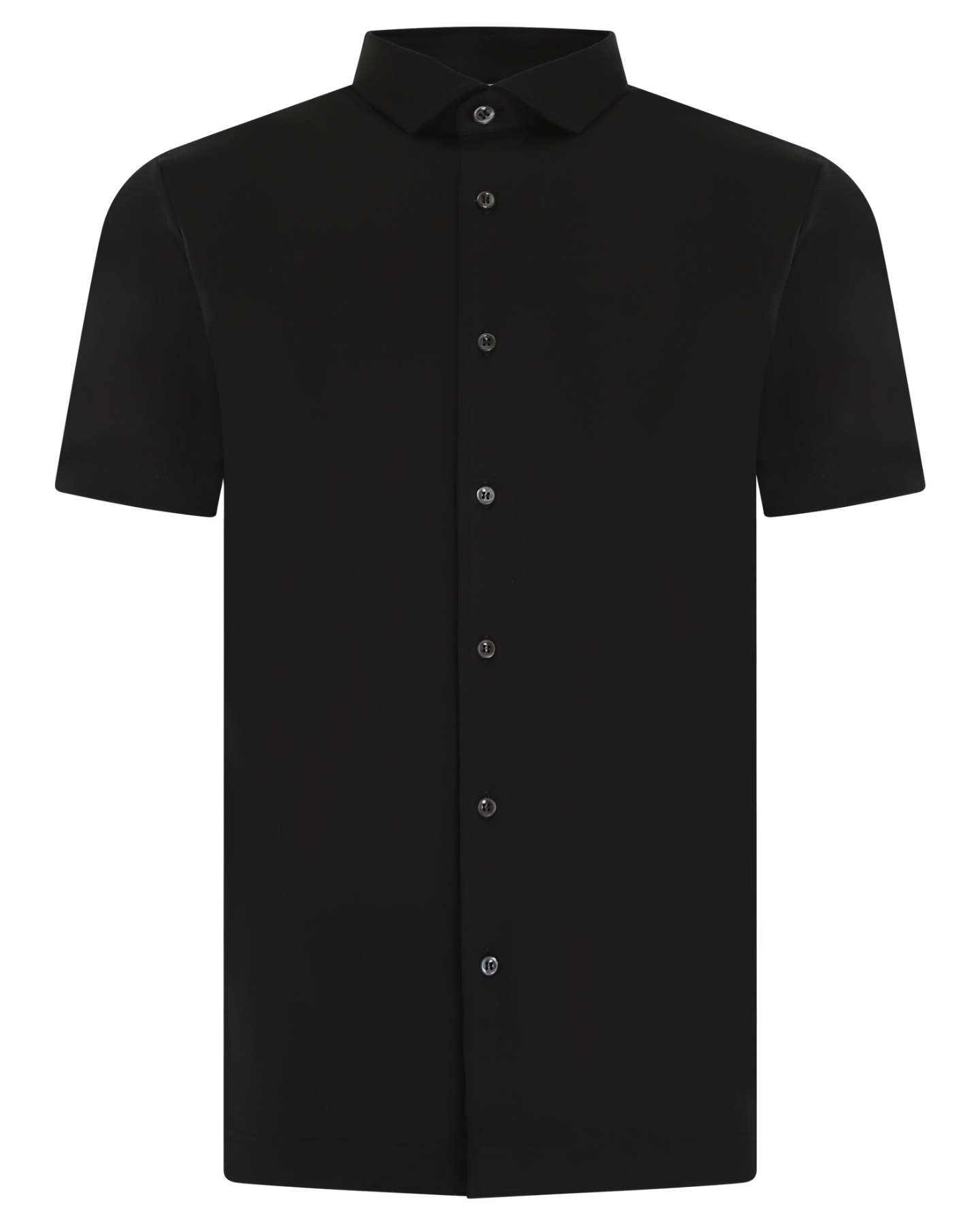 Heren Interlock Supima Shirt Zwart