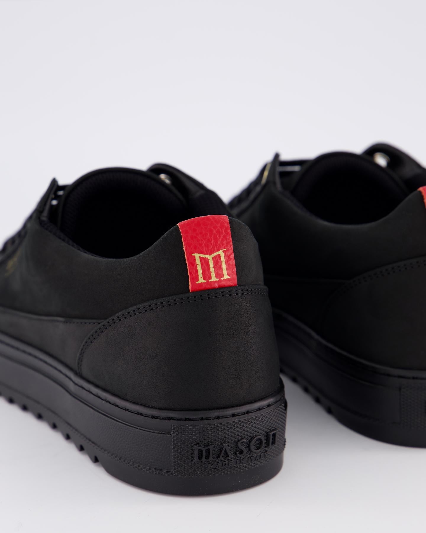 Heren Tia Nabuk Black Black