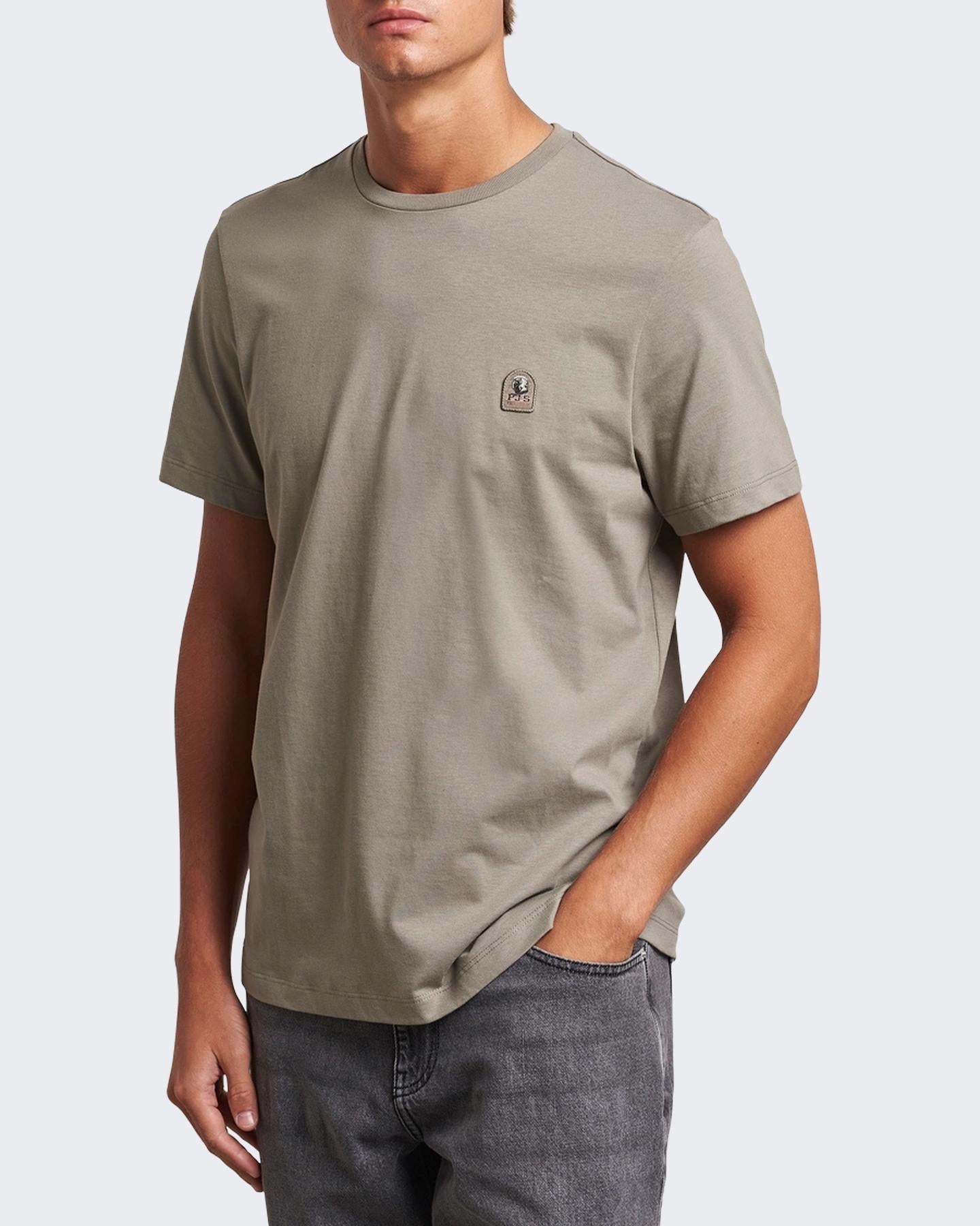 Heren Patch T-Shirt Blauw