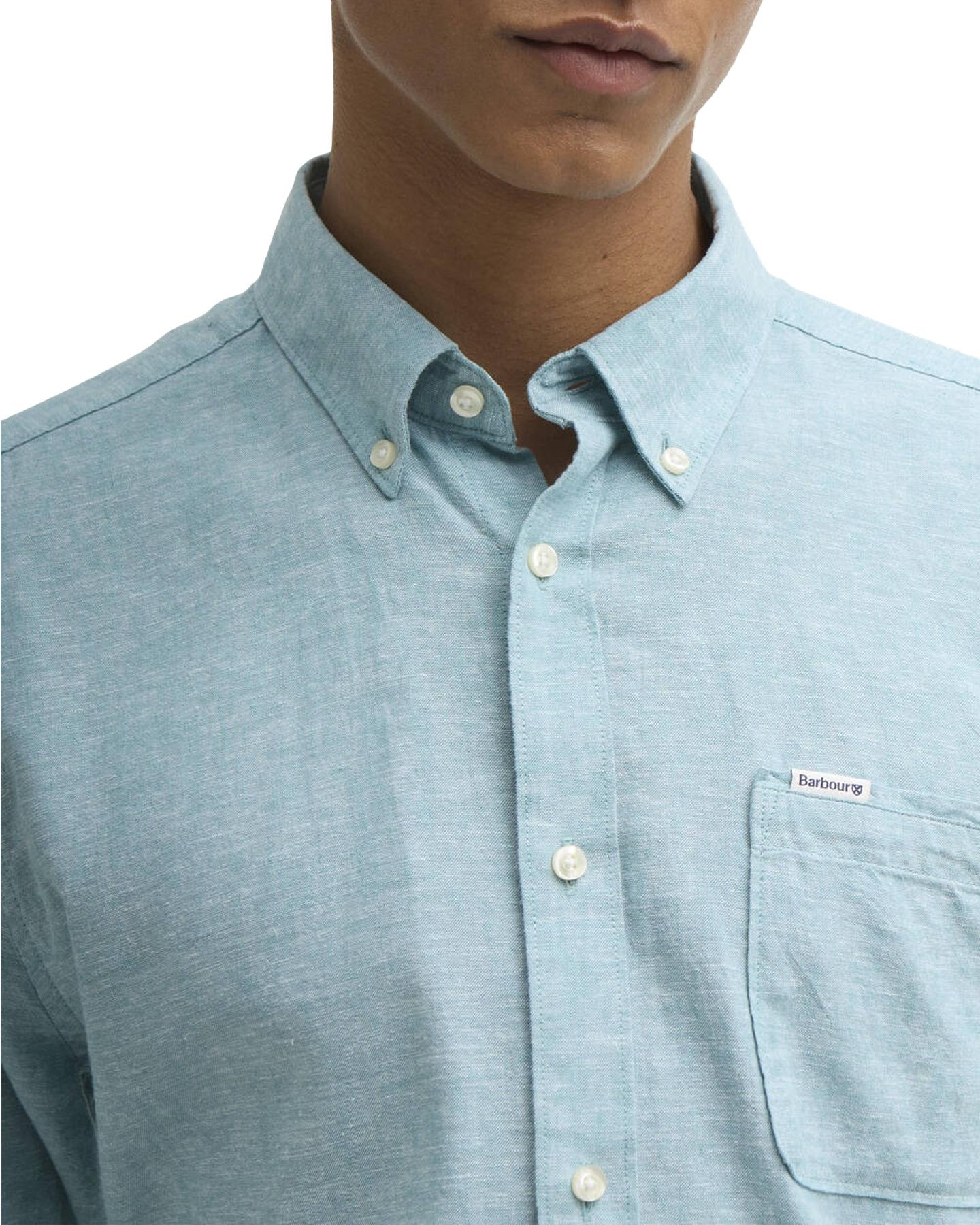 Heren Nelson Tailored Shirt Groen